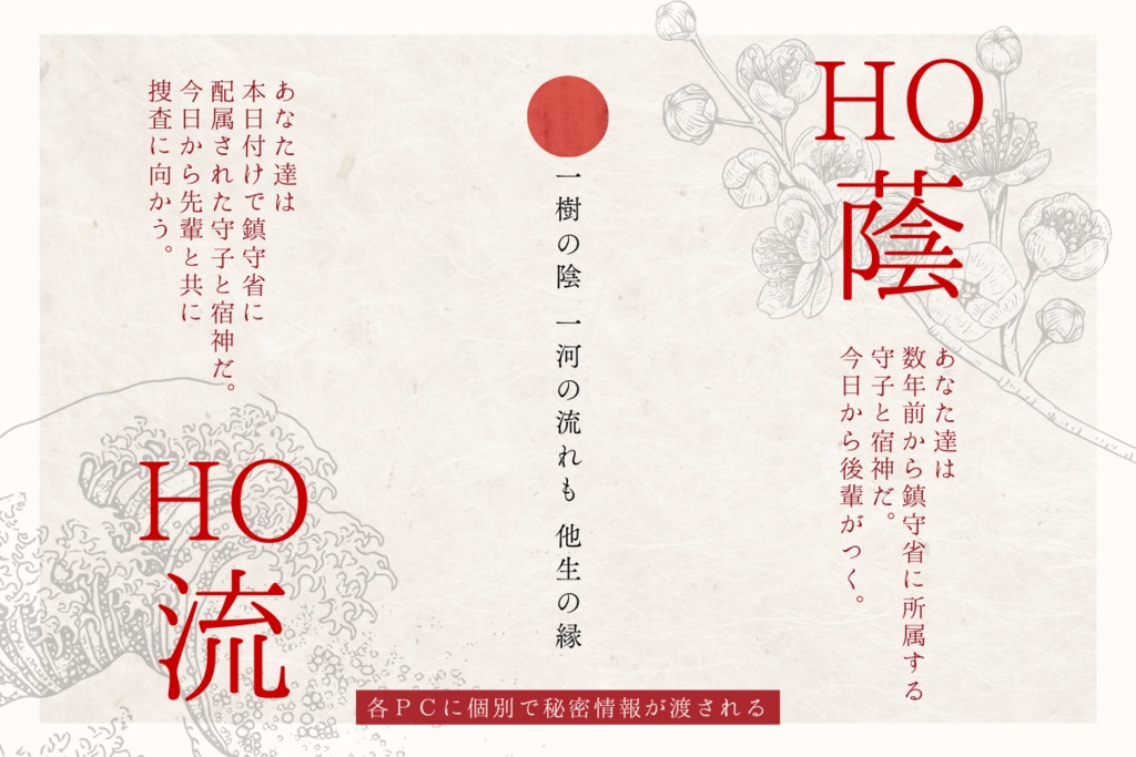 【多生ノ縁キャンペーンシナリオ】一樹と一河