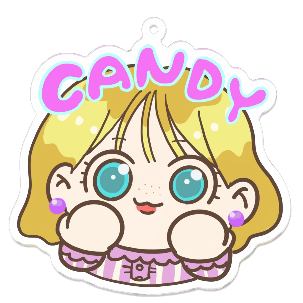 キャンディガール アクリルキーホルダー