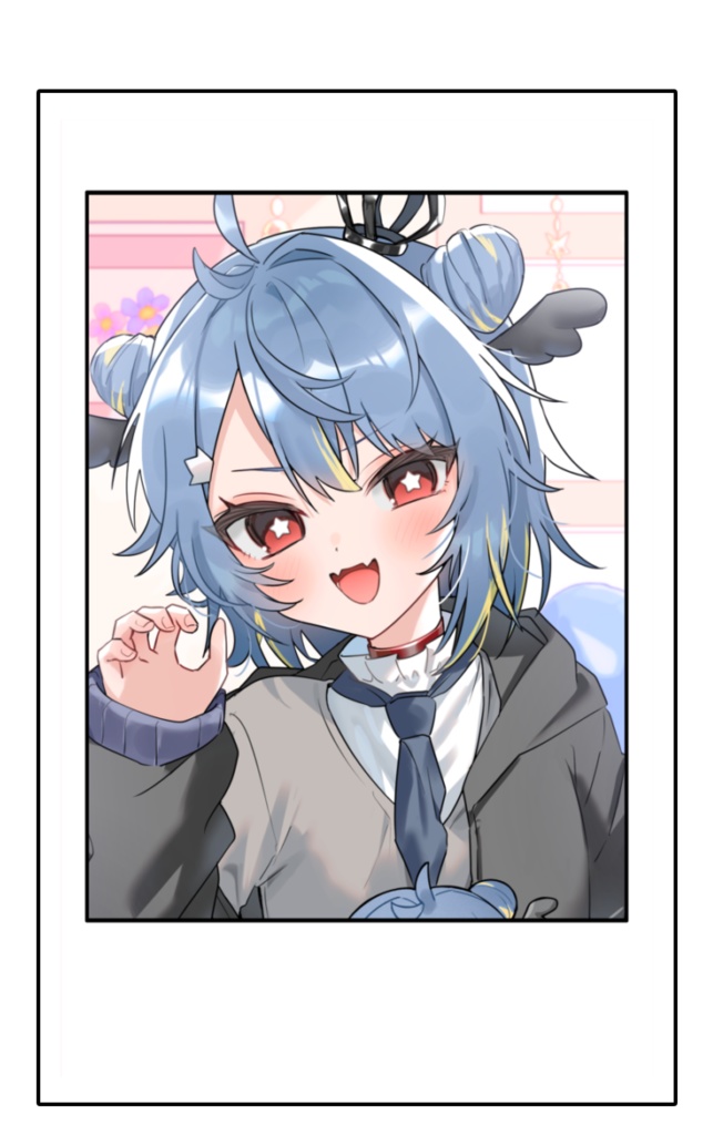 日夜ちろインスタントフォト風カード