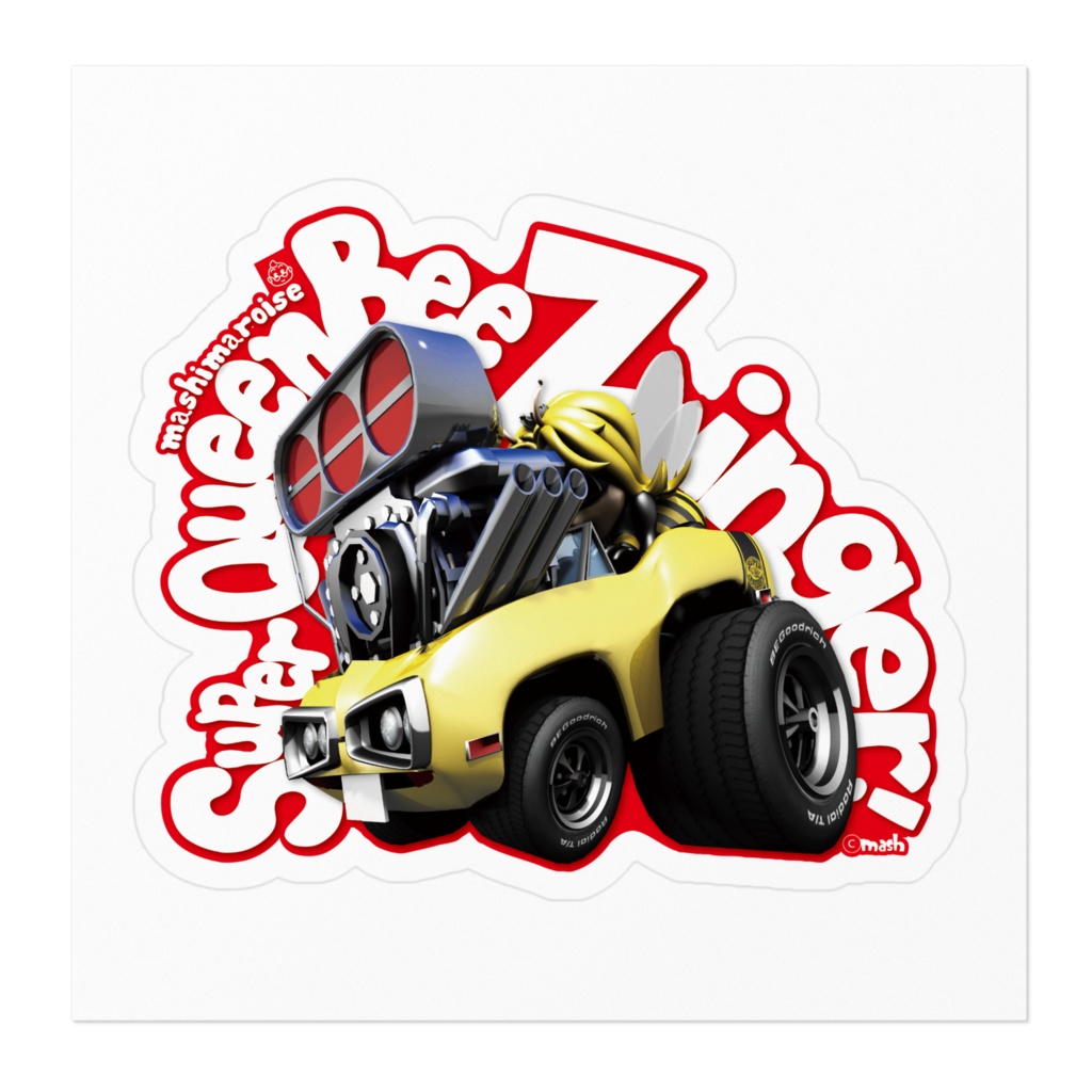 Super QueenBee Zinger! ステッカー