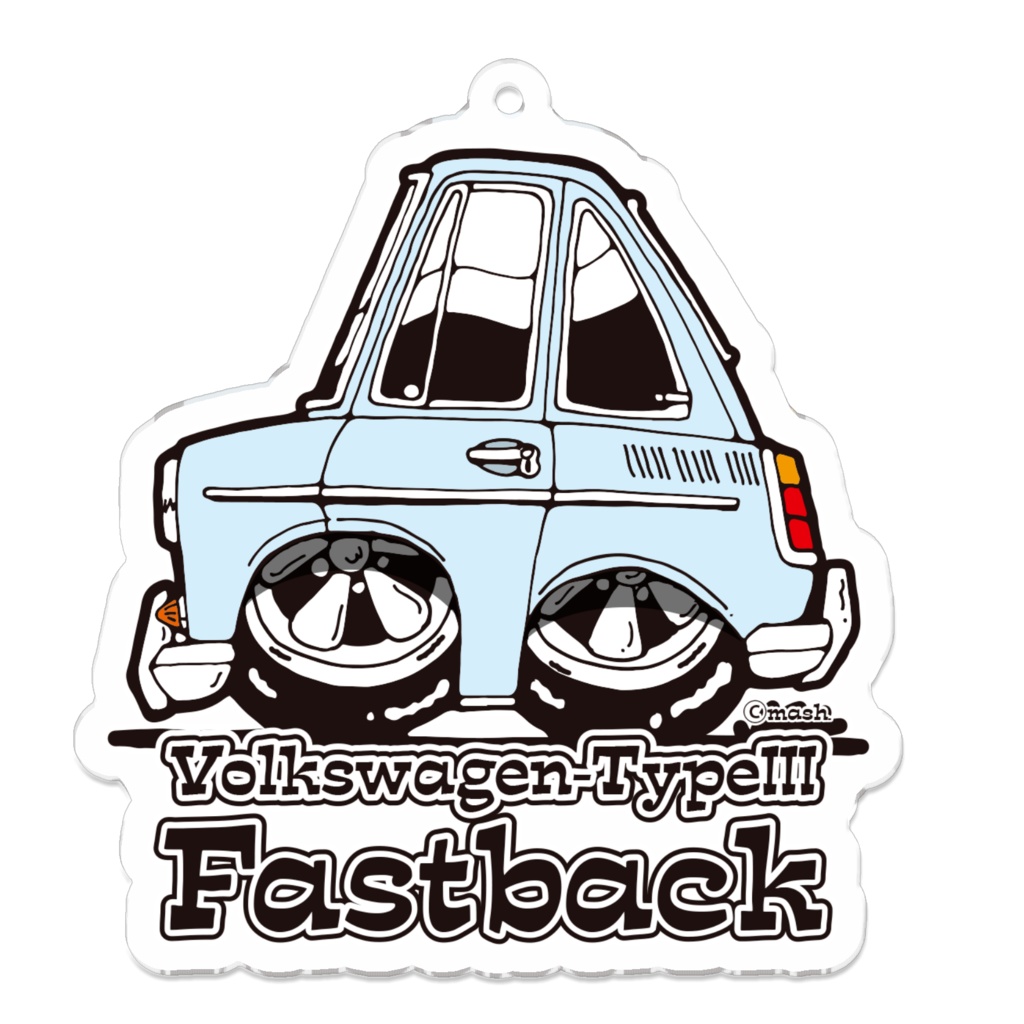 VW.TYPE3-Fastbackキーホルダー