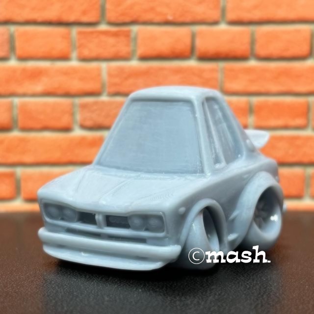 シャコタンハコスカGT-R (光造形3Dプリント用データ)