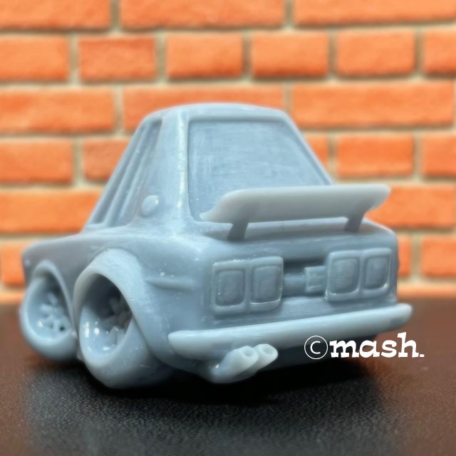 シャコタンハコスカGT-R (光造形3Dプリント用データ)