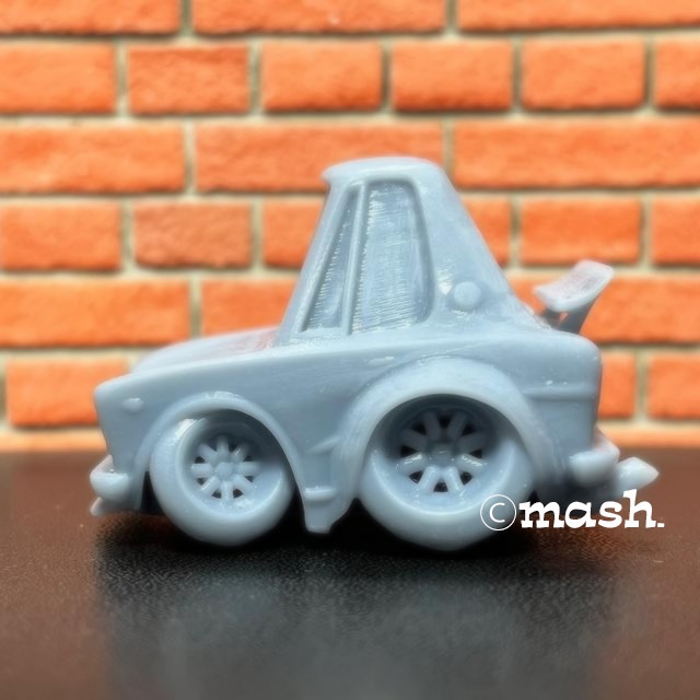 シャコタンハコスカGT-R (光造形3Dプリント用データ)