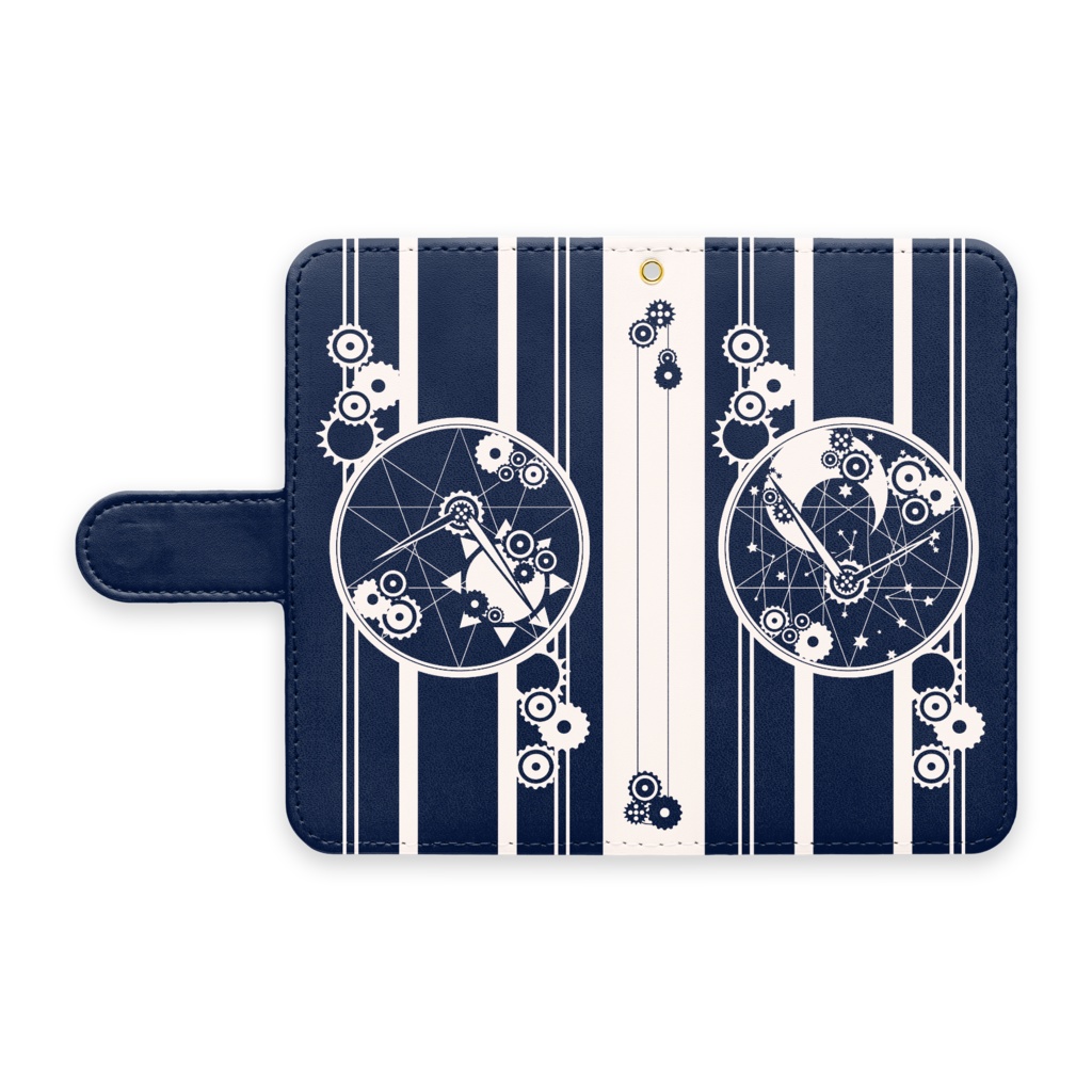 手帳型Androidケース-S,M,L-/時巡り