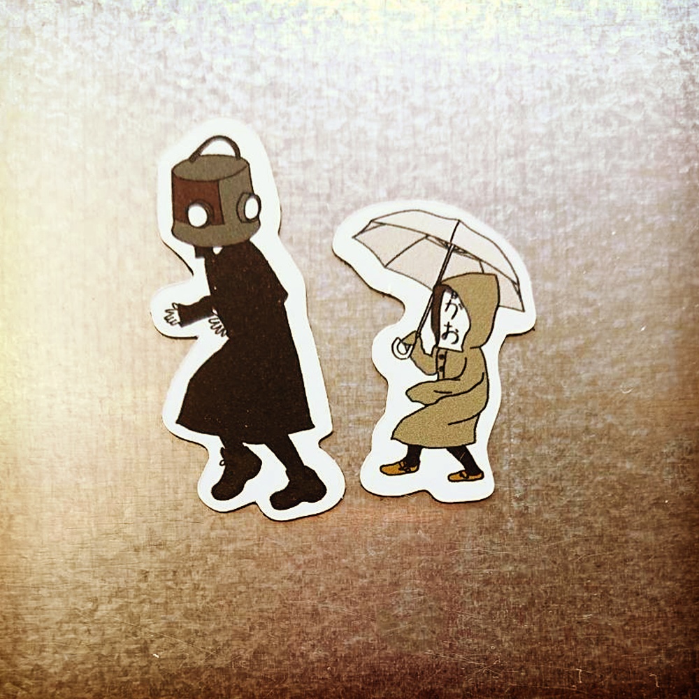 マグネット「ロボット頭の電車ごっこ」