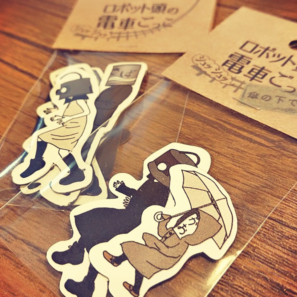 マグネット「ロボット頭の電車ごっこ」