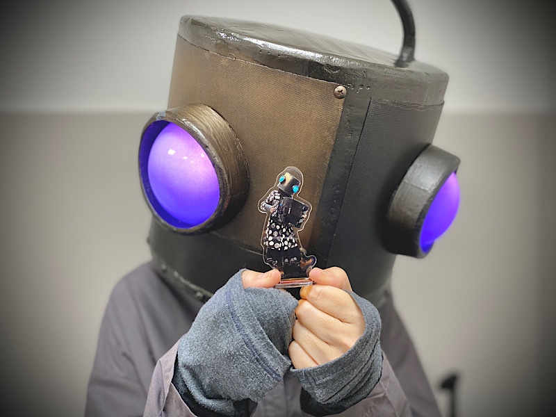 ロボット頭 アクリルスタンド(アコーディオンver.)