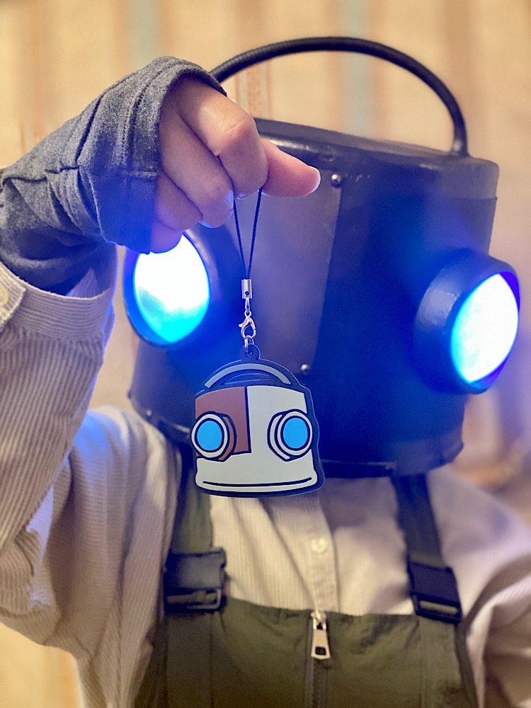 ロボット頭のあたまラバーストラップ