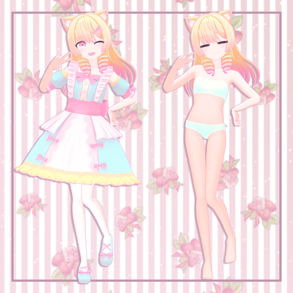 【オリジナル3Dモデル】Marie d’or -マリードール-