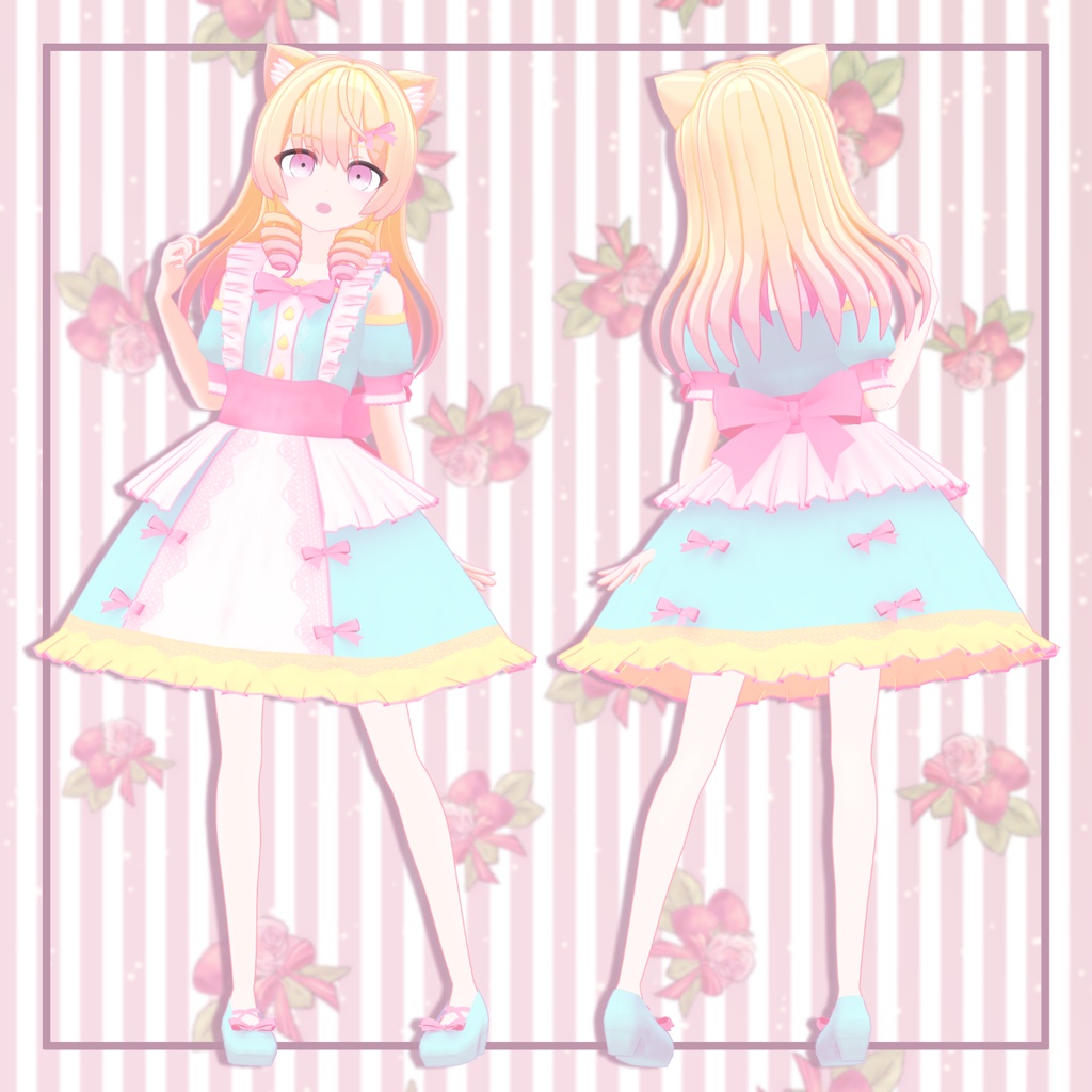 【オリジナル3Dモデル】Marie d’or -マリードール-