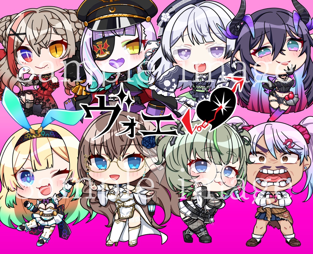 【VOE2周年】キャンバスボード 全員集合!【数量限定】