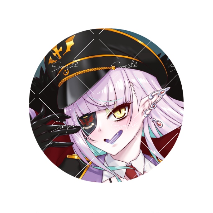 【期間限定】天獄天クゥデグラ　2周年記念缶バッジ（2種セット）