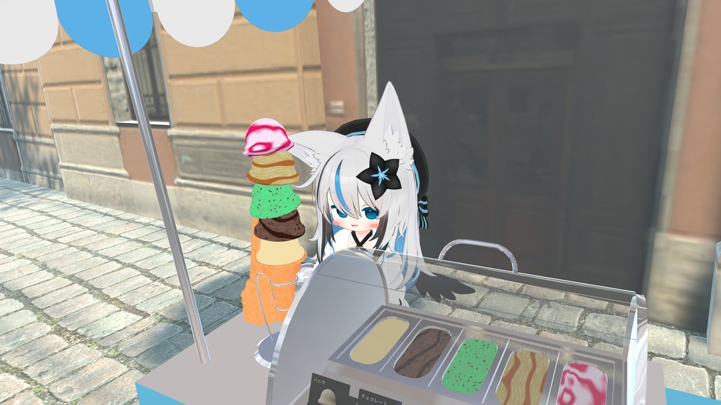 【MA対応】アイスクリーム屋さん