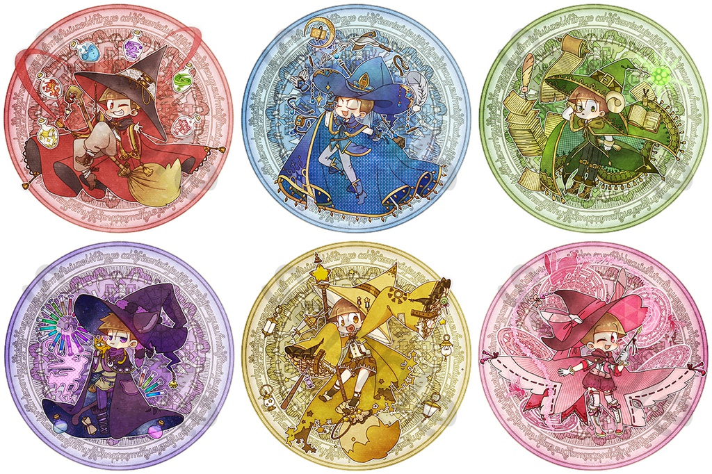 魔法使い松缶バッチ(76mm)