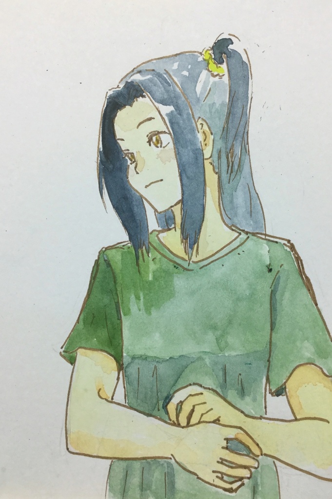 手描きイラスト　黒川エレン