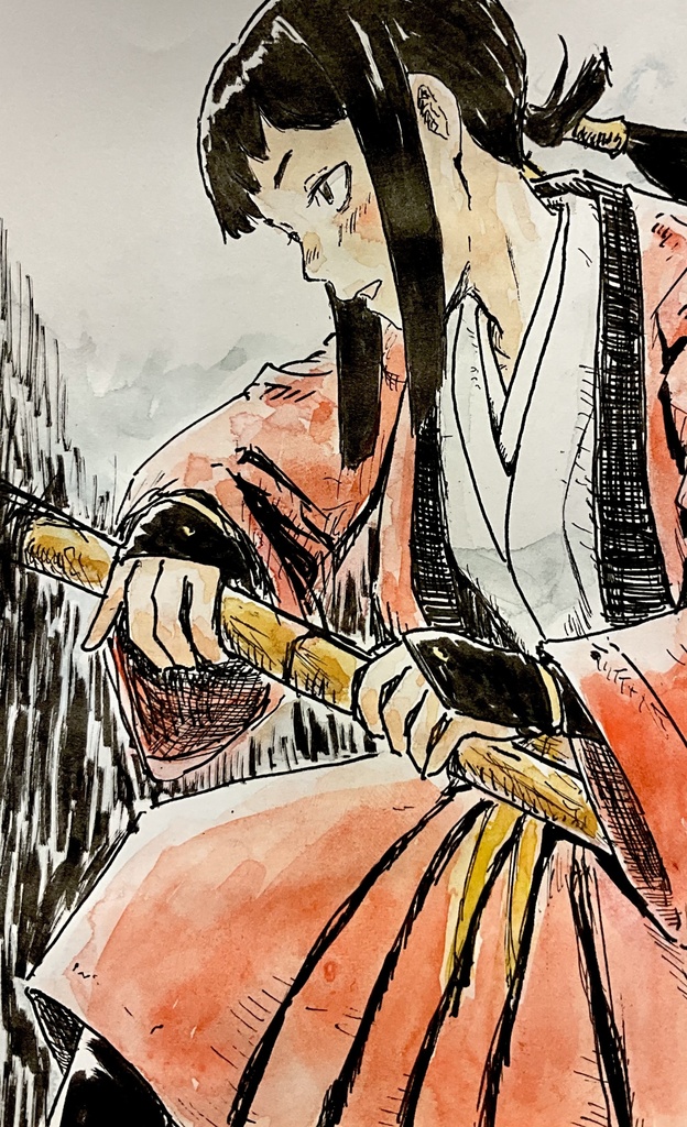 手描きイラスト　高嶺響