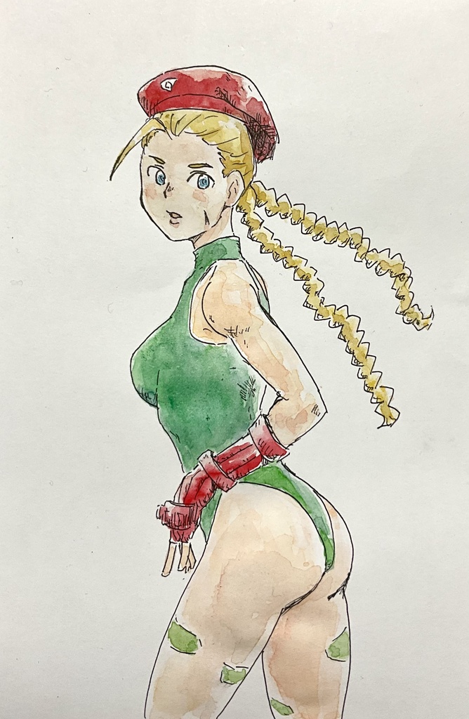水彩画　キャミィ