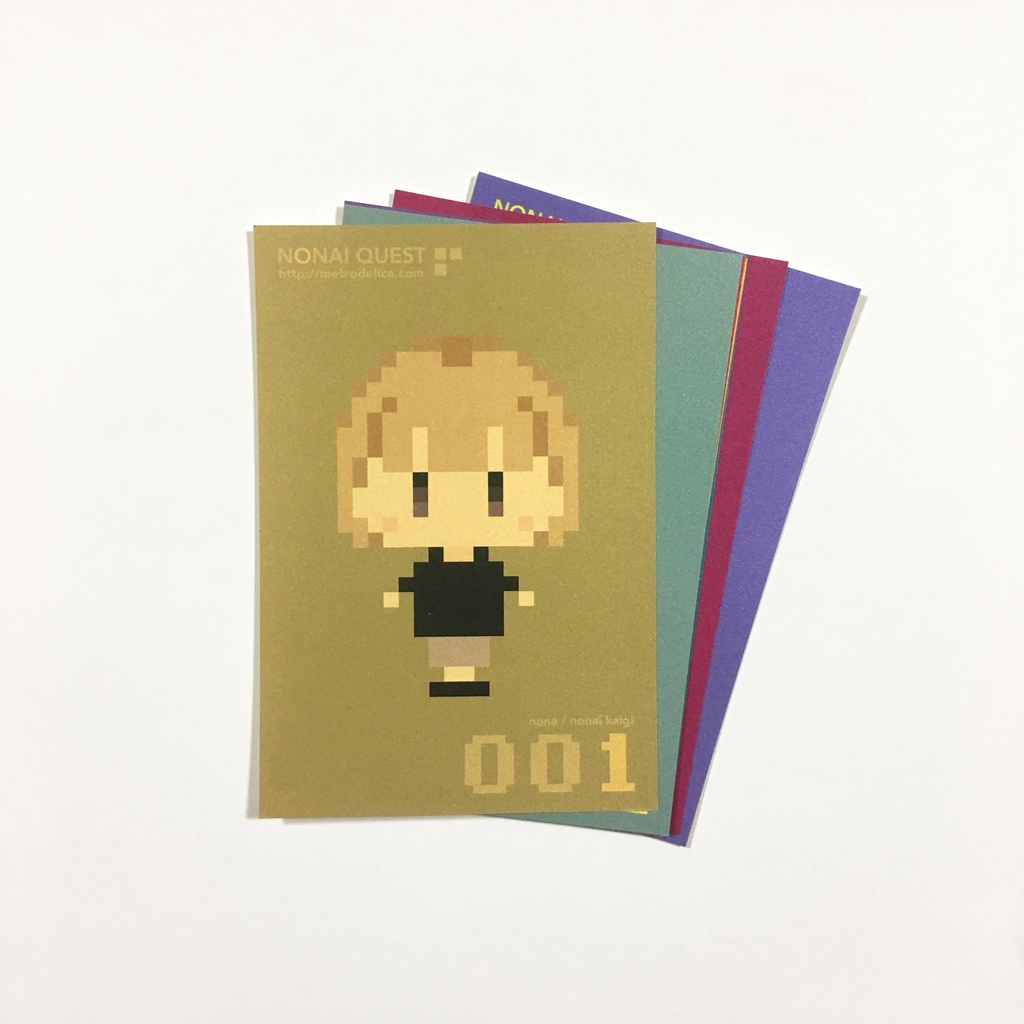 のーないくえすと・ドット絵ポストカード【1枚】