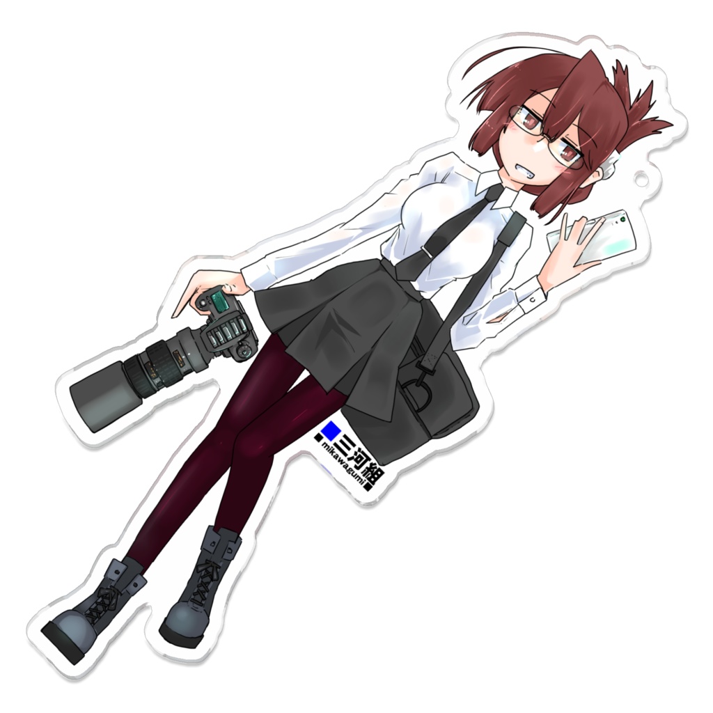 眼鏡さんのお出かけキーホルダー