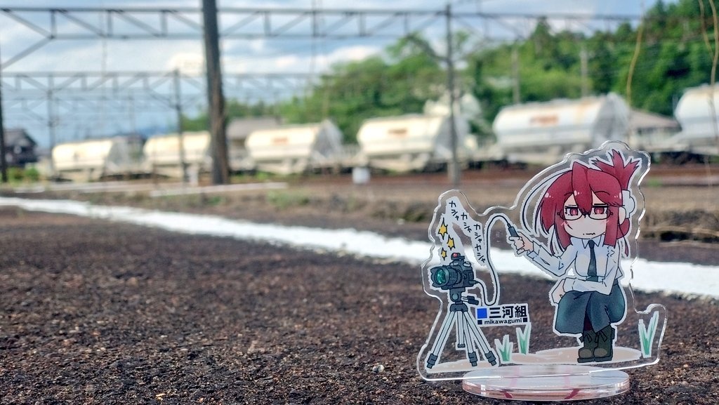 激写する眼鏡さんアクリルフィギュア