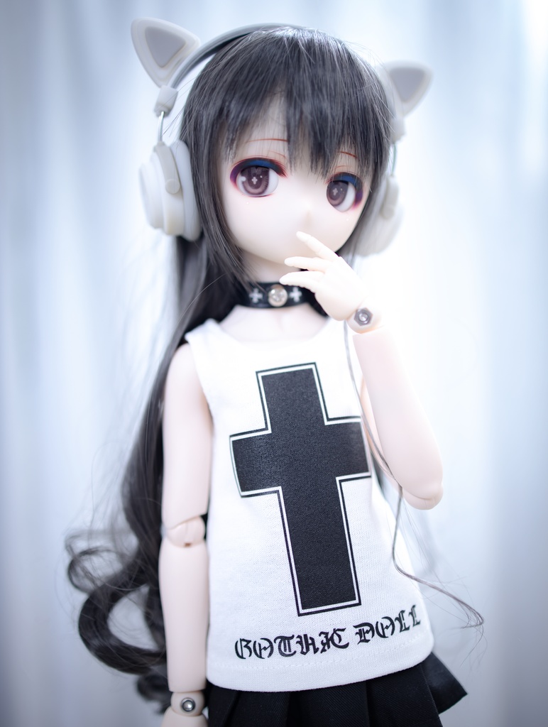 MDDサイズ・ノースリーブゴシックTシャツ