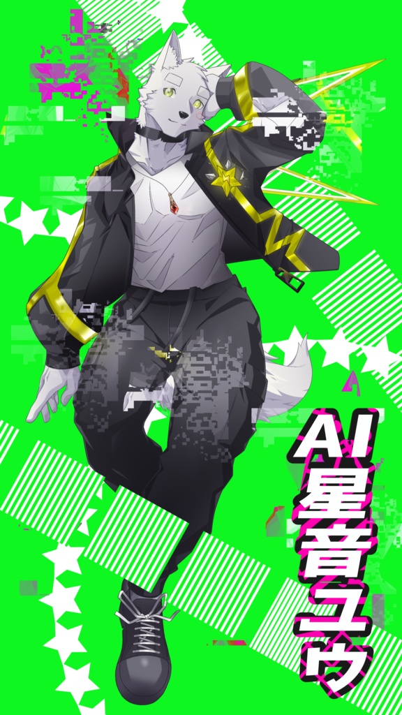 ガオウ式_AI星音ユウ公式立ち絵_PSDTool対応