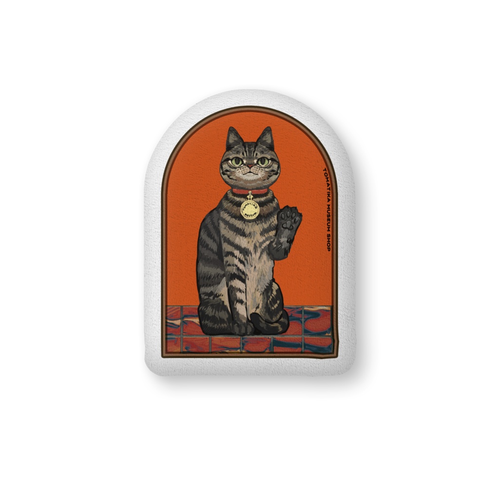 窓型LUCKY CAT ふかふかクッション