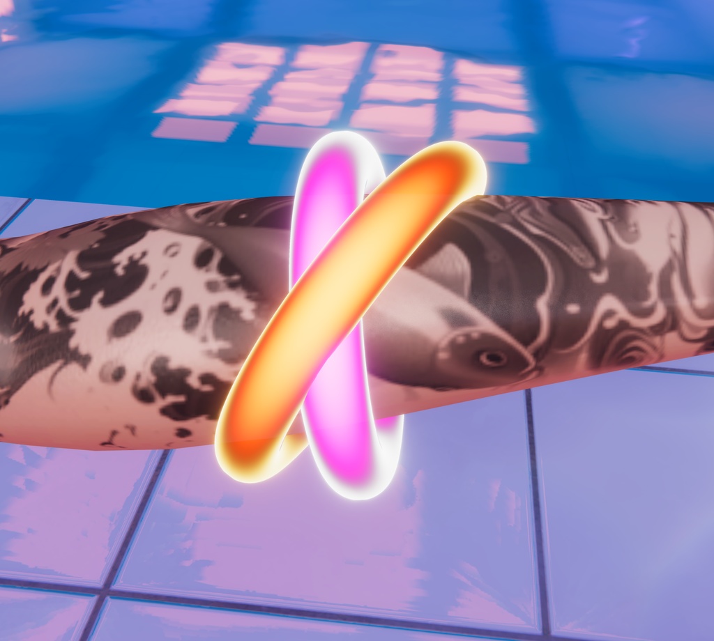 Raymarched Neon Bracelets for VRChat