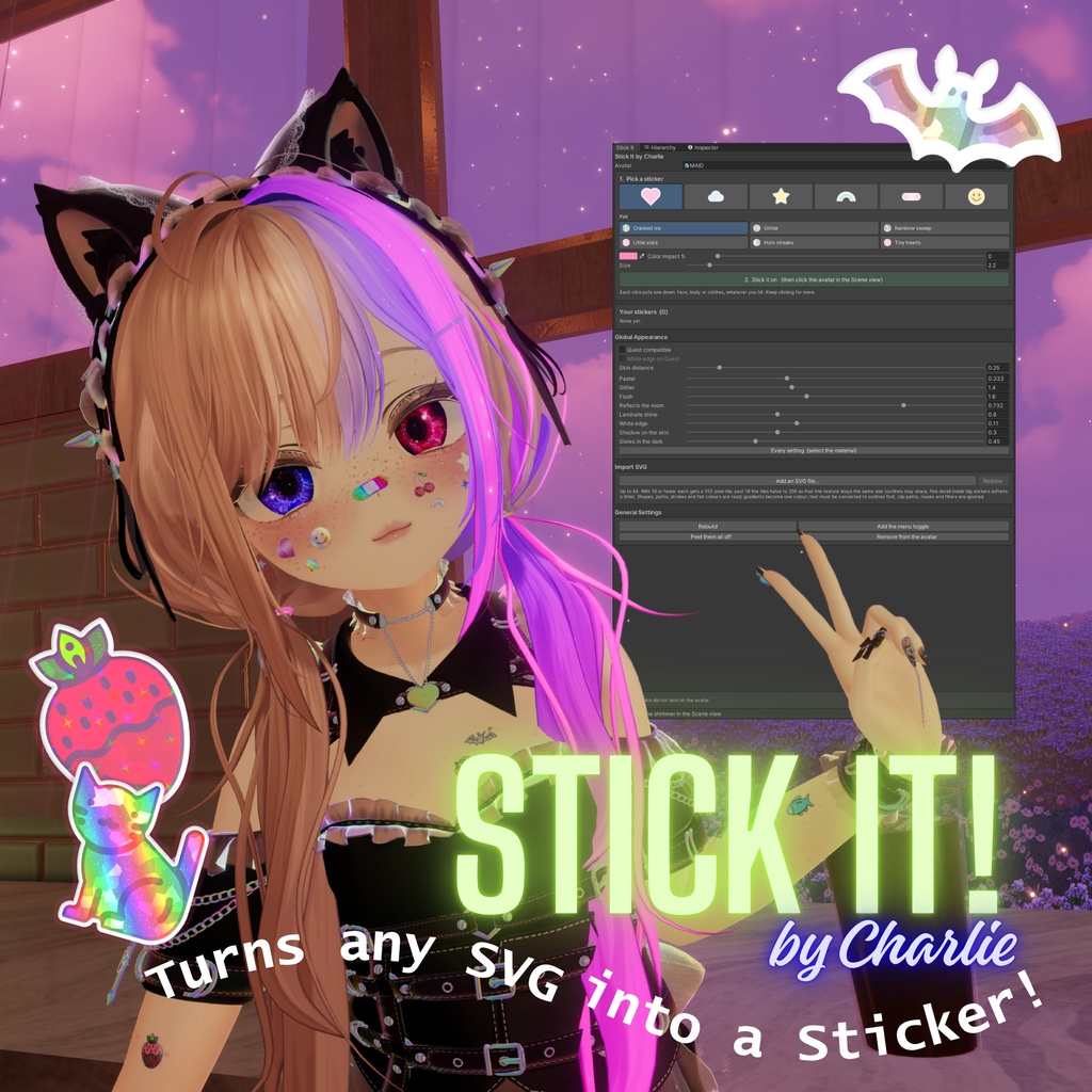 Stick It Stickers for VRChat Avatars
