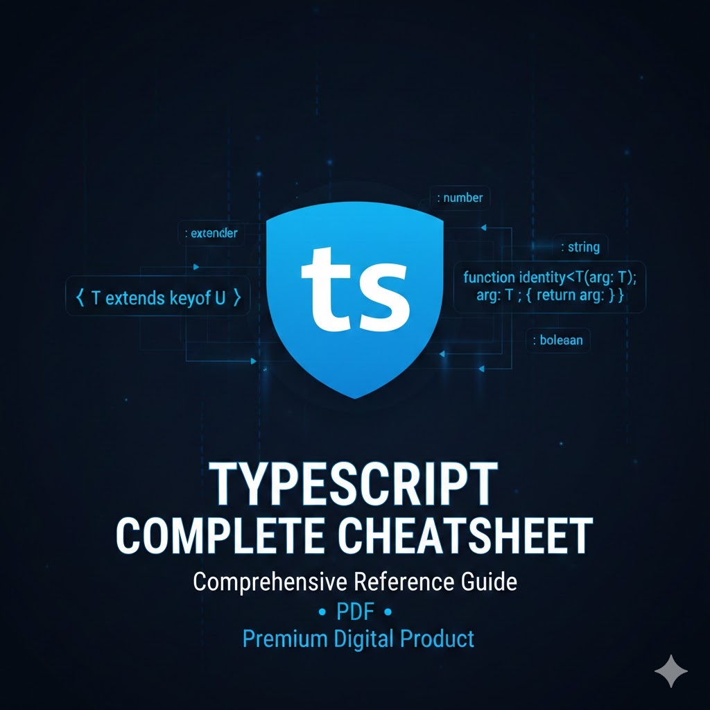 【TypeScript 5.x対応】TypeScript完全チートシート|基本型からジェネリクス・ユーティリティ型まで網羅