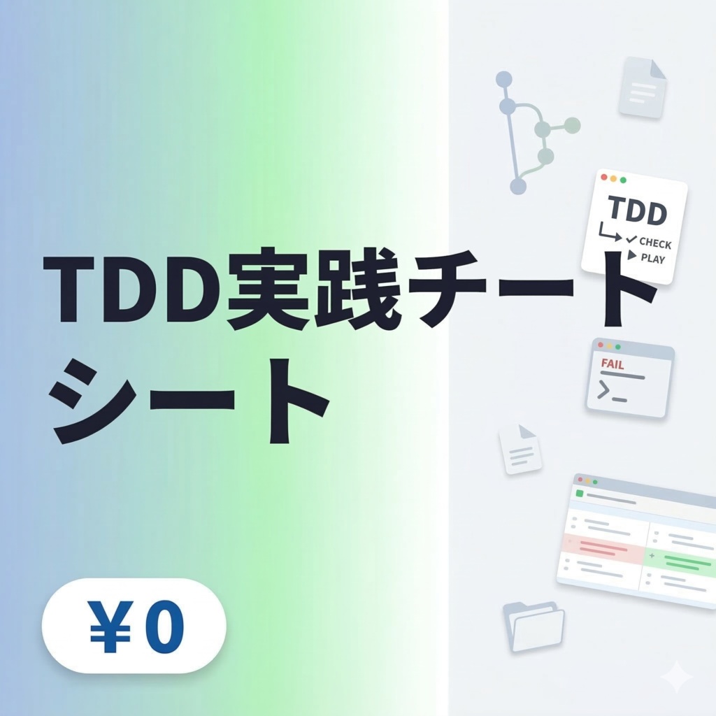 テスト駆動開発(TDD)実践チートシート — Jest/pytest 完全版