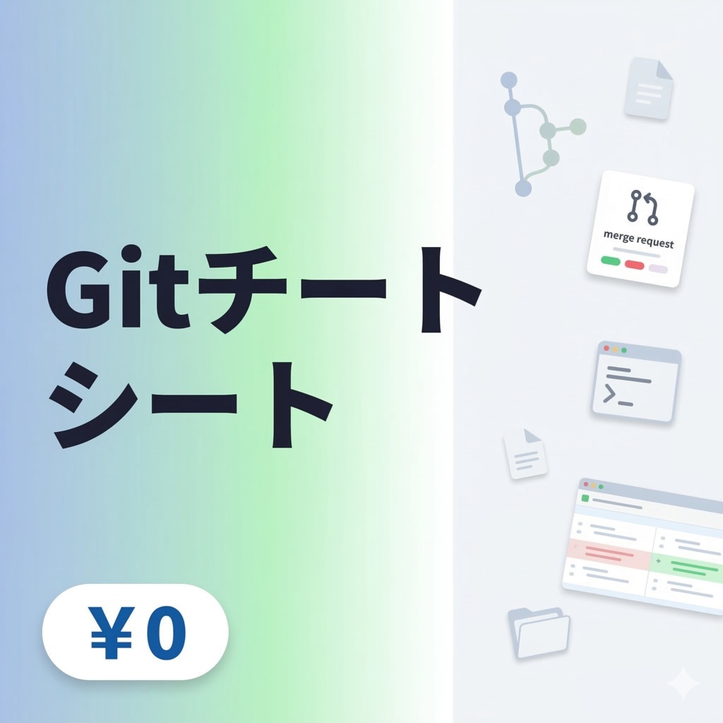 Gitチートシート【無料サンプル】よく使うコマンド一覧