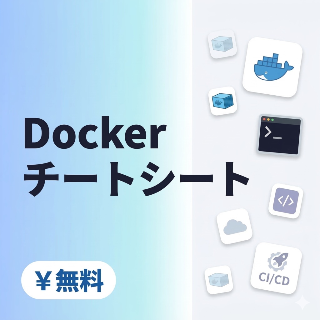 【無料サンプル】Docker チートシート