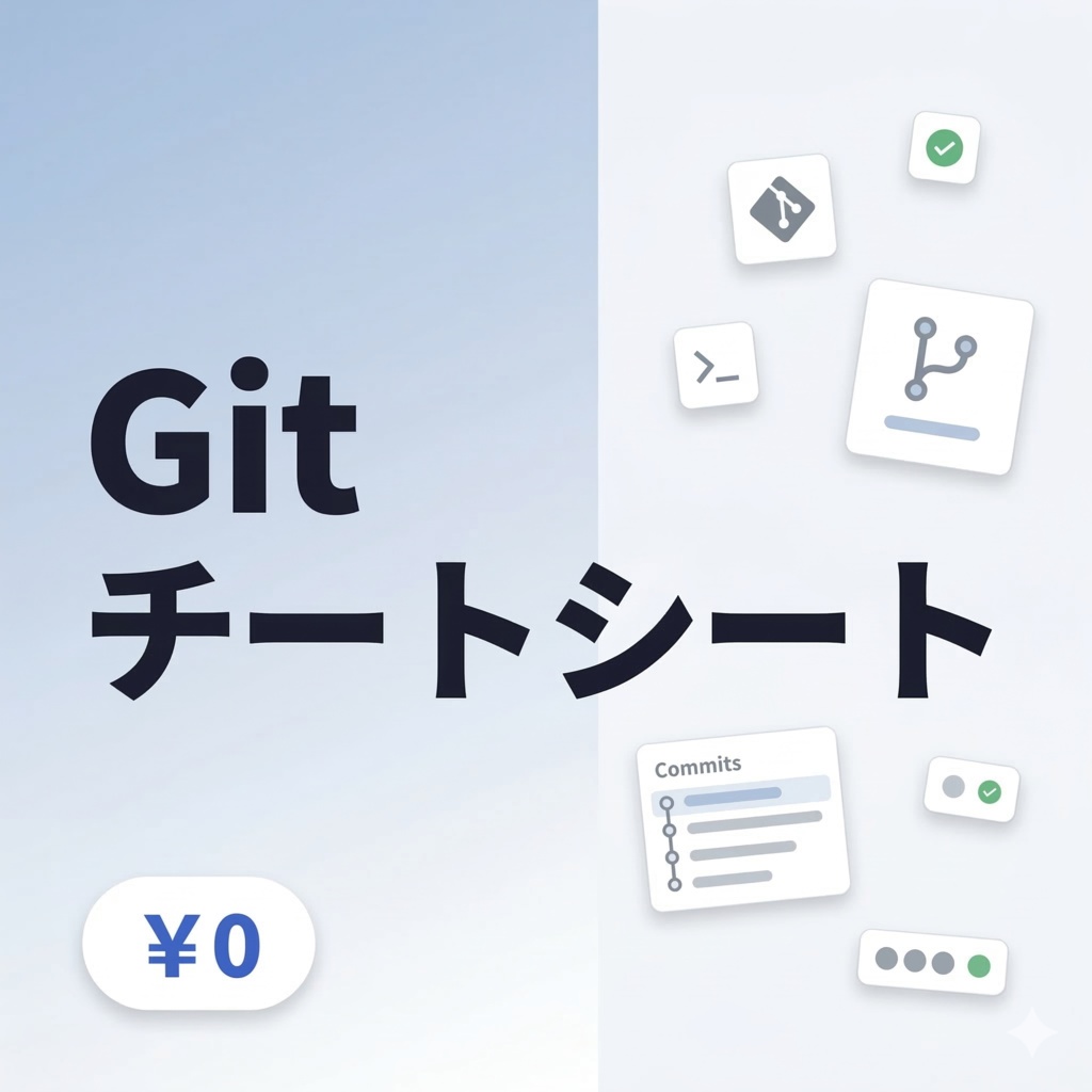 【無料サンプル】Git チートシート