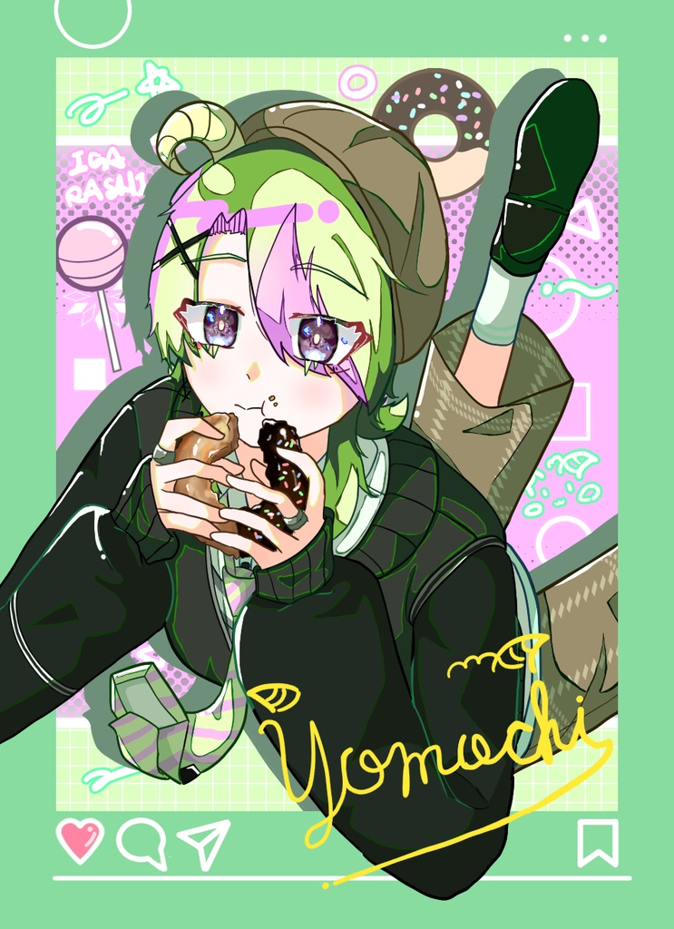 ※不具合有り!!SNS風五十嵐夜望(フォト風カード)