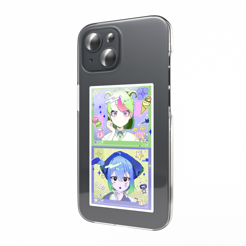 スマホステッカー/雨凪瑞水&五十嵐夜望