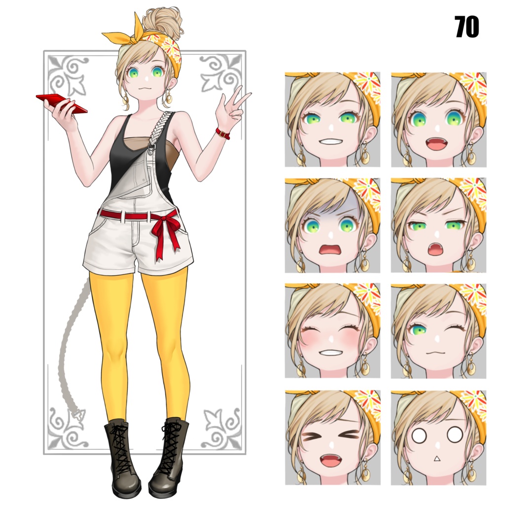 【PSD】立ち絵素材70