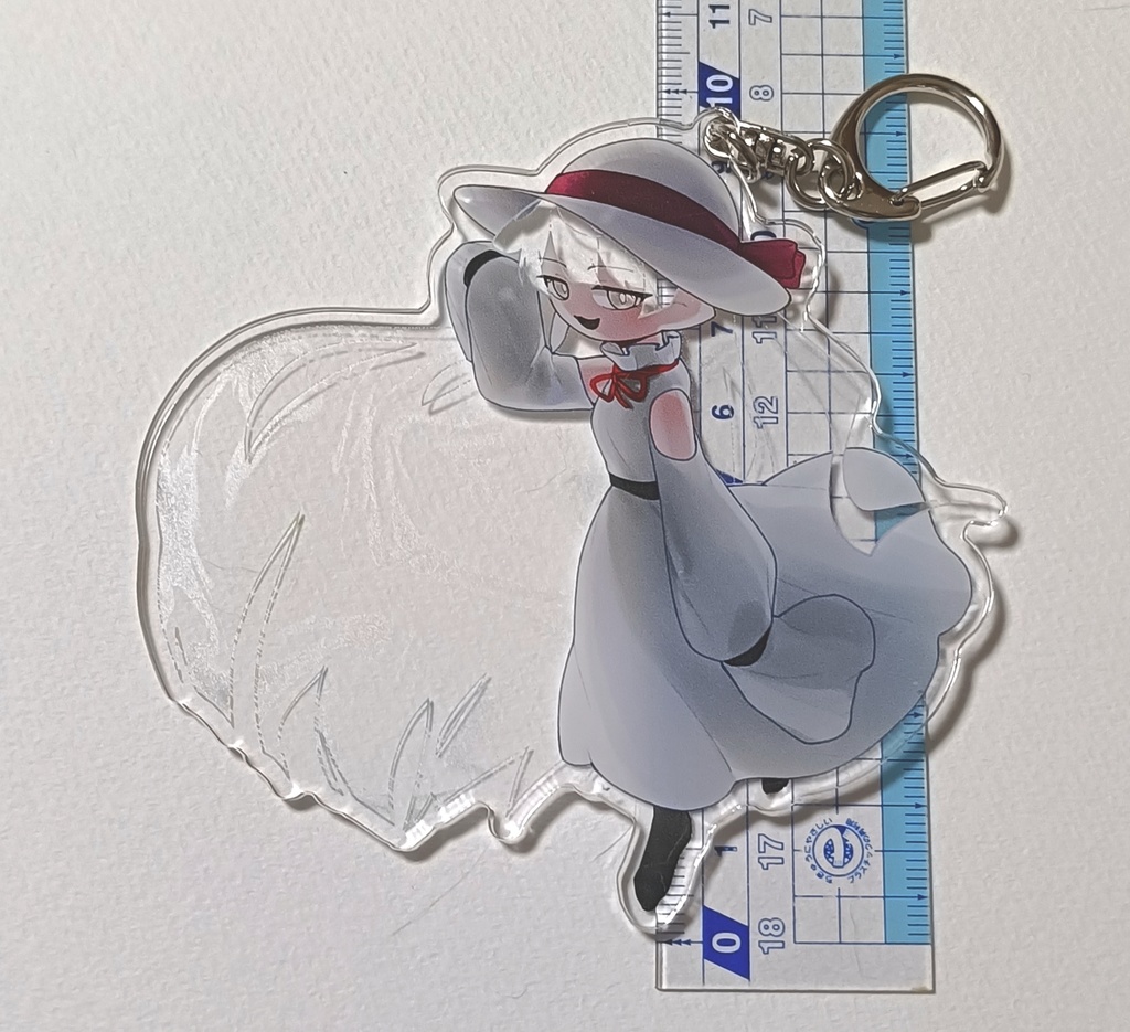 【髪が透けるいちごーアクキー】