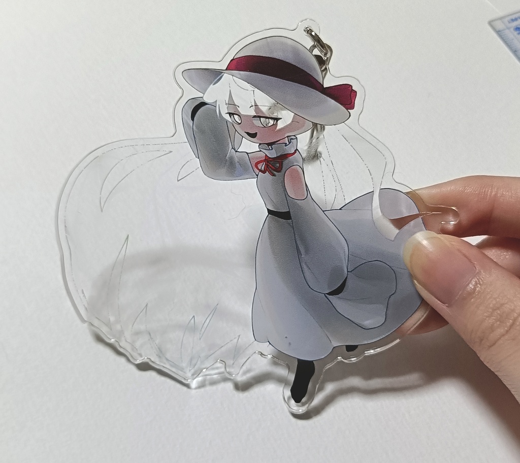 【髪が透けるいちごーアクキー】