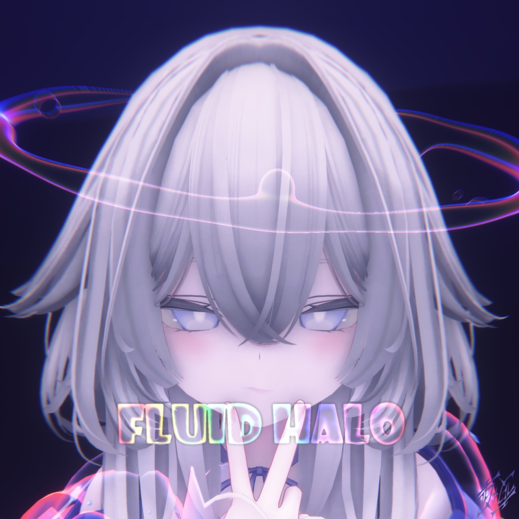 【VRChat】Fluid Halo