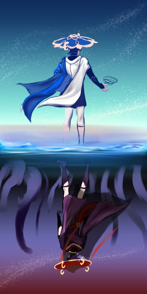 放浪/散兵　流砂アクリルブロック