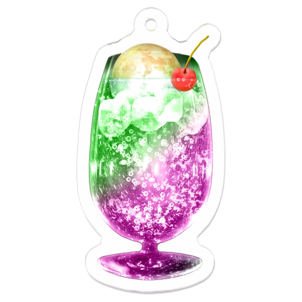 月夜のわくわくクリームソーダ