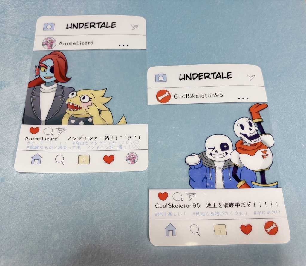 地上をお出かけ！SNS風クリアカード