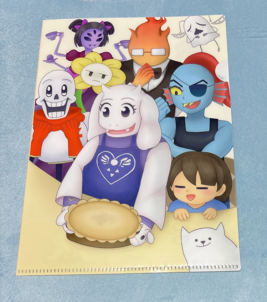 「バターシナモンスコッチパイが焼けたわよ」A5クリアファイル