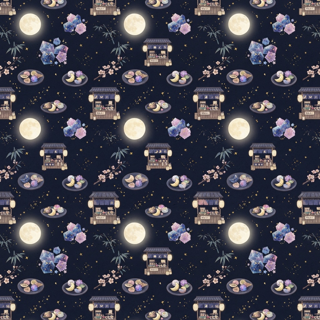 和菓子の月見