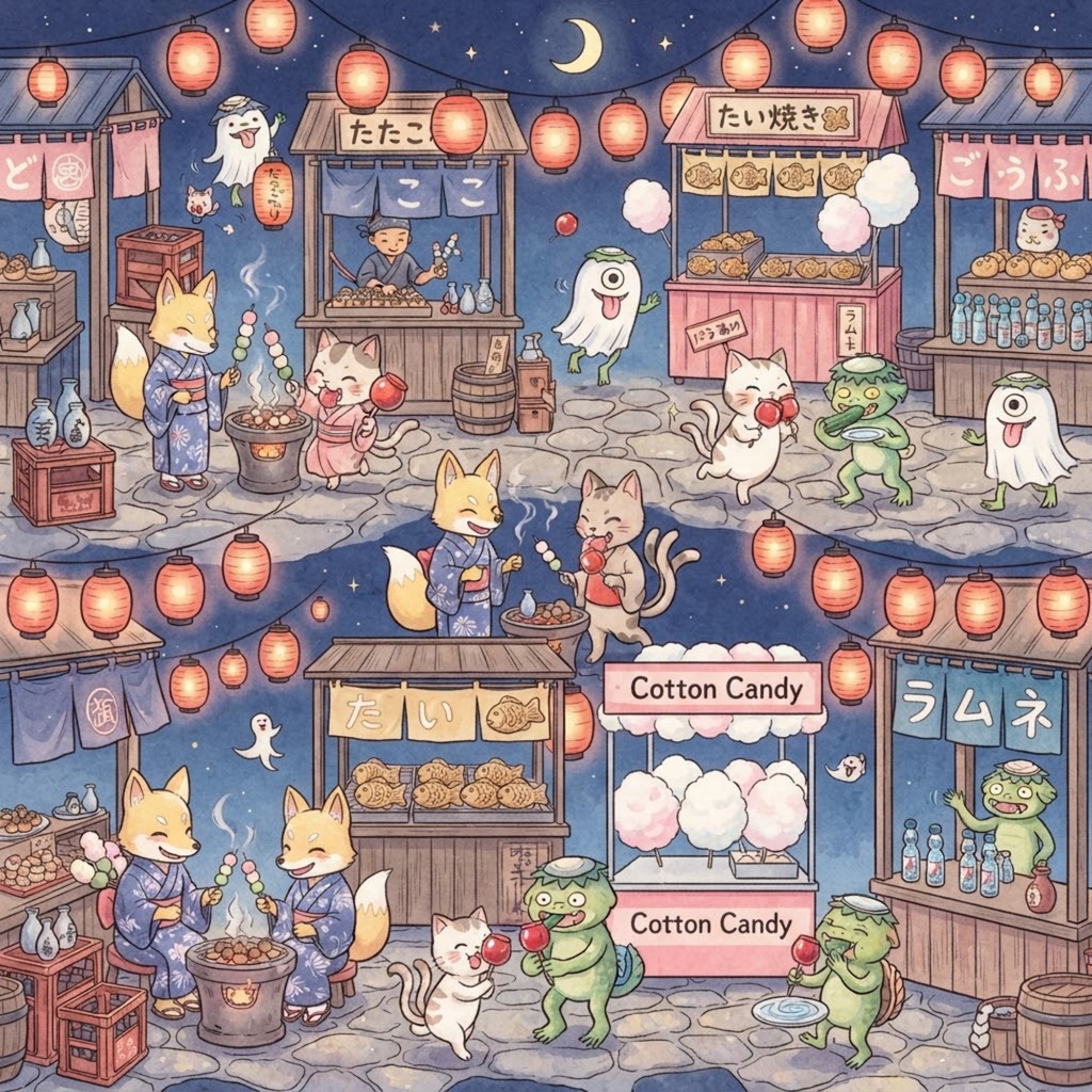 妖怪たちの夜市