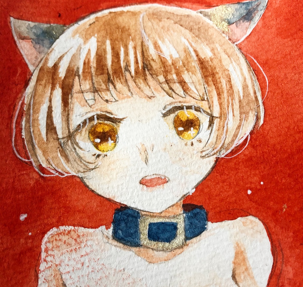 原画　猫耳　オリジナル