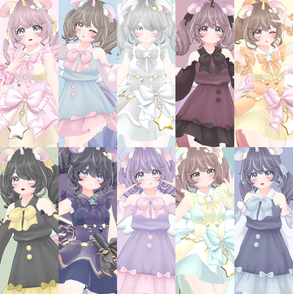 【オリジナル3Dモデル】星恋ちゃん -Seiren-