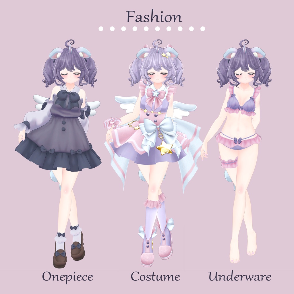 【オリジナル3Dモデル】星恋ちゃん -Seiren-